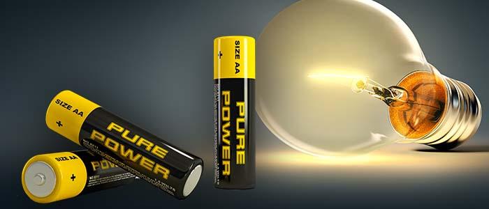 Batterier og belysning